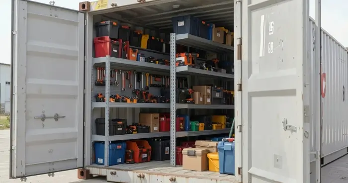 Container almoxarifado: mais controle e organização